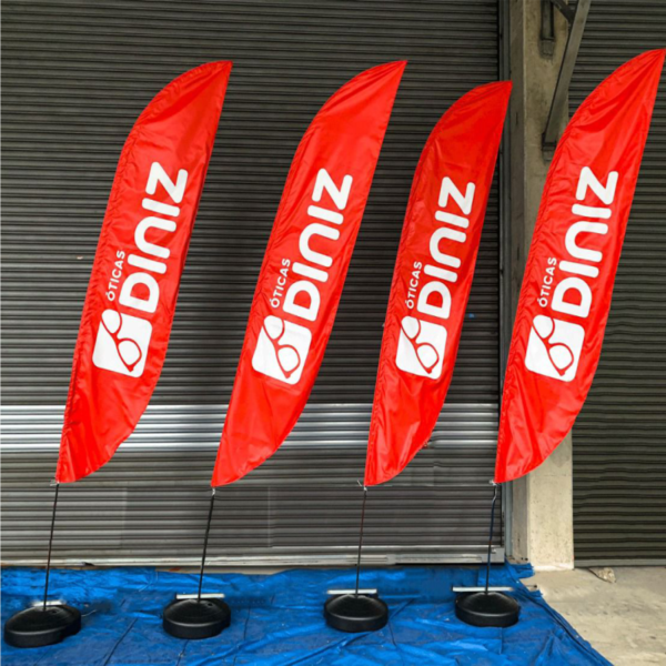 Wind Banner Material Super Resistente